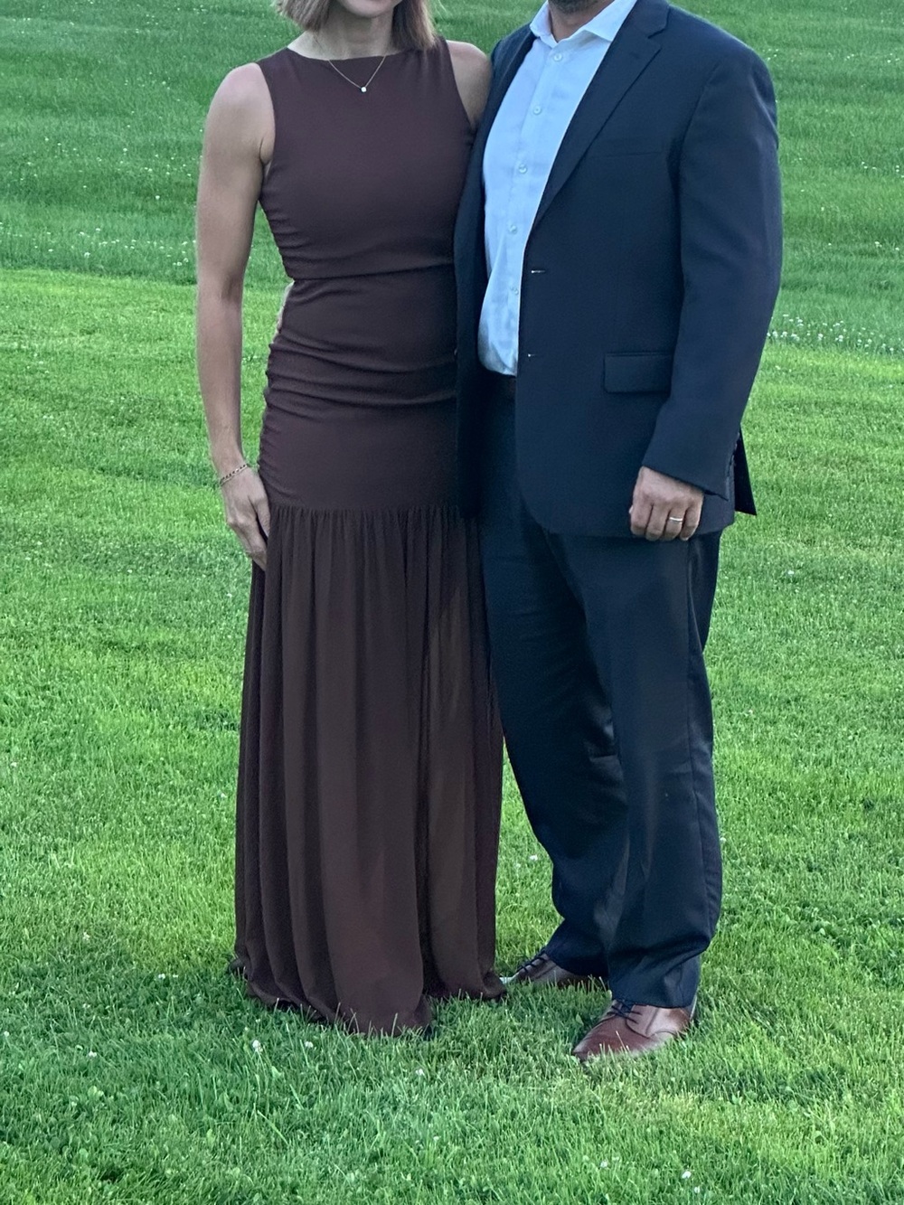 Show Me Your MuMu Aria Maxi Dress in Chocolate Brown - Picture 9 of 10